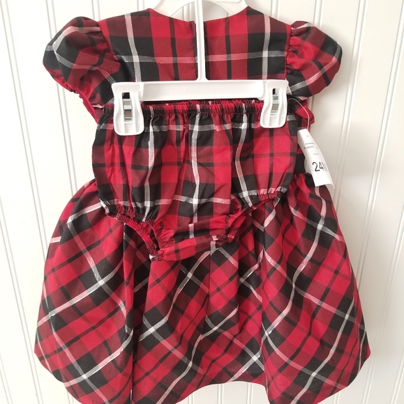 Bonnie Jean Red Plaid Dress - Picture 6 of 8